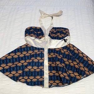 Wondaland London tie neck top